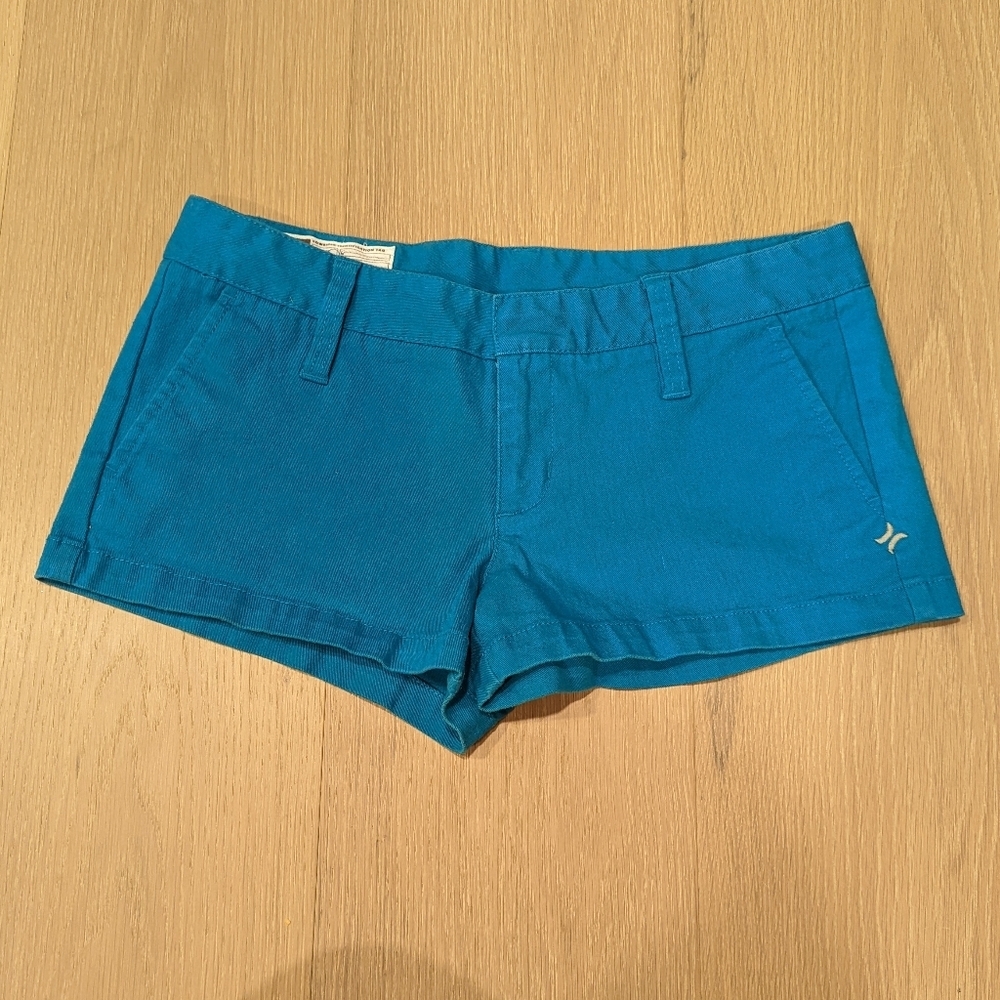 Bright Blue Micro Mini Shorts